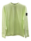 Men's Wappen Patch Knit Top Light Green - STONE ISLAND - BALAAN 3