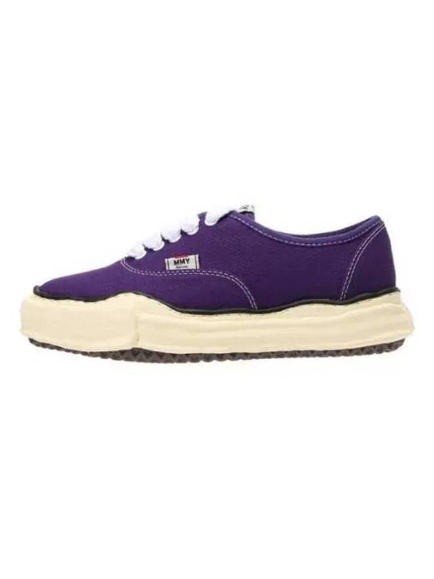 Baker OG Sole OD Canvas Low-top Sneakers Purple - MIHARA YASUHIRO - BALAAN 1