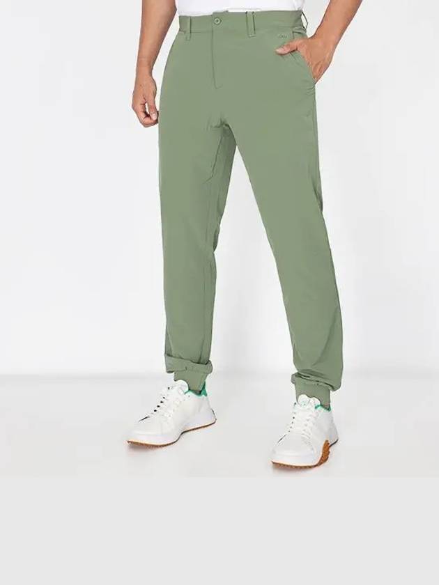 Genuine Men s Cuff Jogger Pants Oil Green GMPA09667 M311 - J.LINDEBERG - BALAAN 2