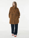 Wool Cape Coat Camel - VOYONN - BALAAN 6