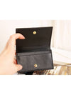 Vitello Move Triangle Logo Card Wallet Black - PRADA - BALAAN 5