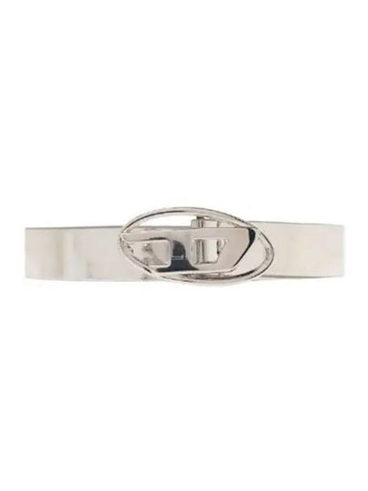 B 1DR 20 Slim Metallic Belt Silver - DIESEL - BALAAN 2