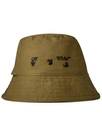 Hands Off Logo Bucket Hat - OFF WHITE - BALAAN 1