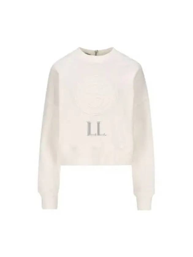 GG Logo Cotton Sweatshirt White - GUCCI - BALAAN 2