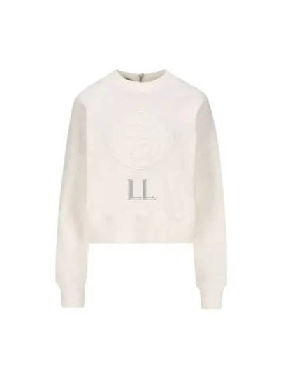 GG Logo Cotton Sweatshirt White - GUCCI - BALAAN 2