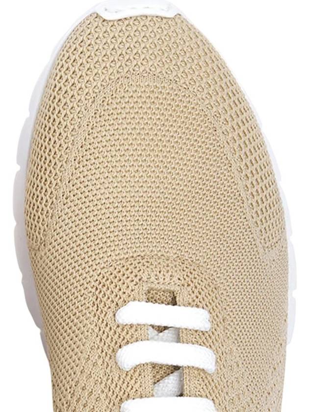 Fit Knit Low Top Sneakers Beige - KITON - BALAAN 5