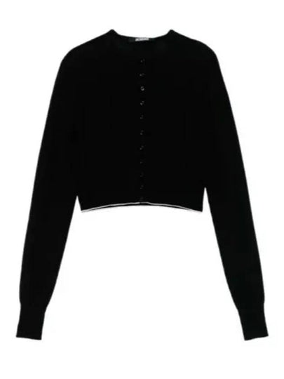 Spiaggia Cardigan Black - JACQUEMUS - BALAAN 2