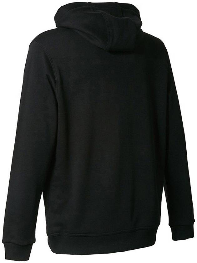 Logo Print Cotton Hoodie Black - BURBERRY - BALAAN 6