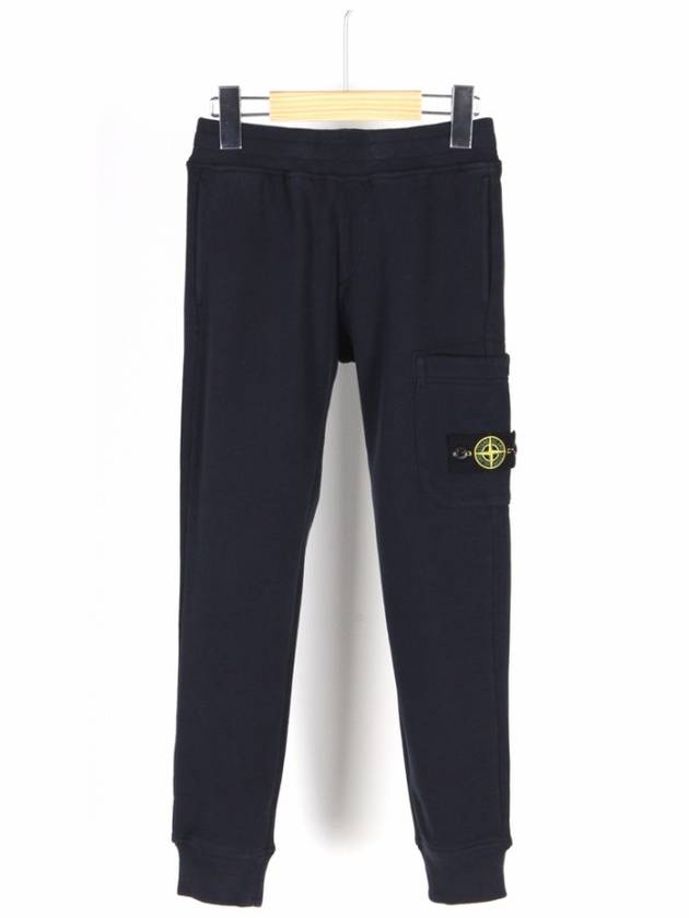 8A Kids Wappen Training Pants Navy 811661520 V0020 - STONE ISLAND - BALAAN 1