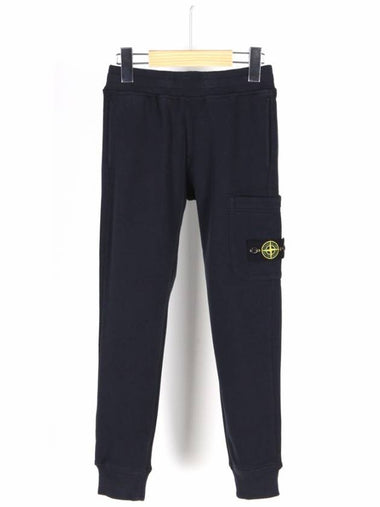 8A Kids Wappen Training Pants Navy 811661520 V0020 - STONE ISLAND - BALAAN 1