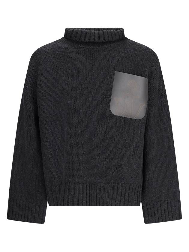 Leather Pocket Turtleneck Black - JW ANDERSON - BALAAN 2