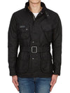 International Slim Wax Jacket Black - BARBOUR - BALAAN 2