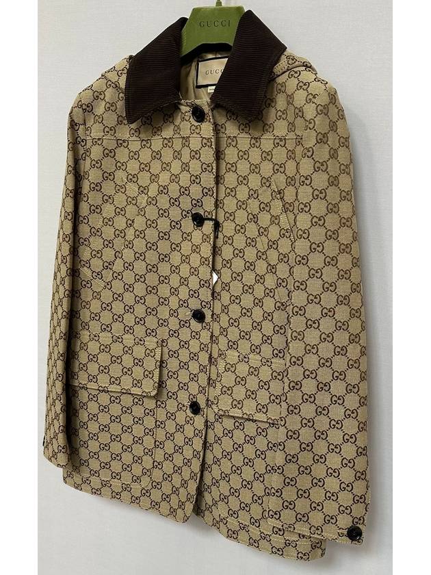 GG cotton blend canvas coat 40 - GUCCI - BALAAN 3