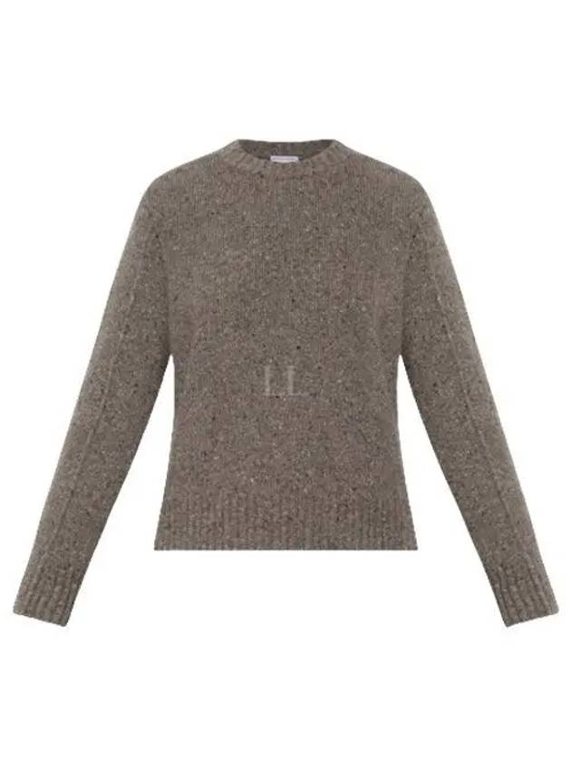 Veneta Crew Neck Knit Top Grey - BOTTEGA VENETA - BALAAN 2