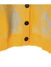 Argyle Wool Cardigan Yellow - BURBERRY - BALAAN 5