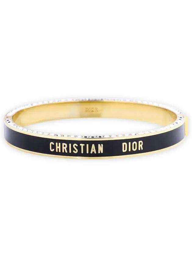 Night Code Bangle Bracelet Black - DIOR - BALAAN 3