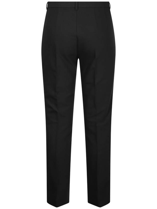 Fatina Rayon Straight Pants Black - S MAX MARA - BALAAN 3