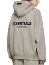 Essential The Core Collection Hooded Light Oatmeal Women - FEAR OF GOD ESSENTIALS - BALAAN 3