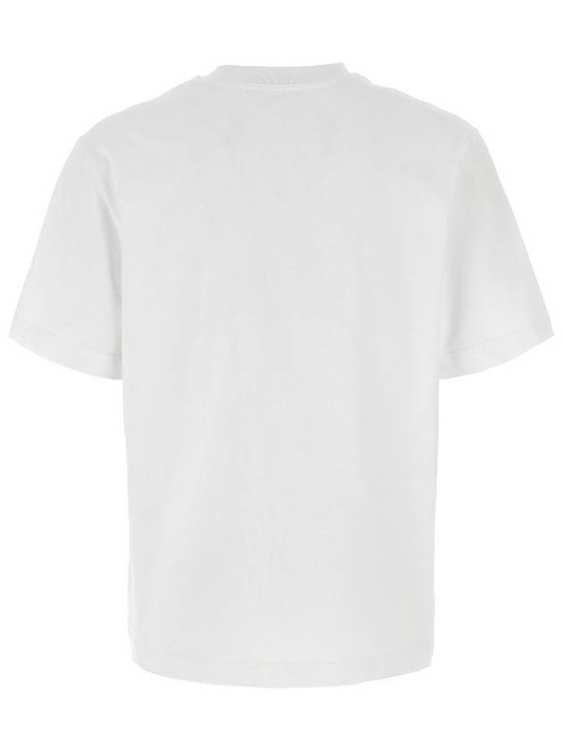 Le Gros Grain Logo Short Sleeve T-Shirt White - JACQUEMUS - BALAAN 3