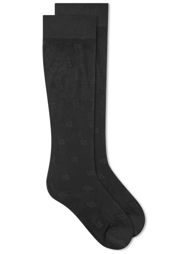 Butterfly Lace Socks Black - GANNI - BALAAN 5