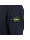 Wappen Patch Crew Neck Cotton Sweatshirt Navy - STONE ISLAND - BALAAN 7