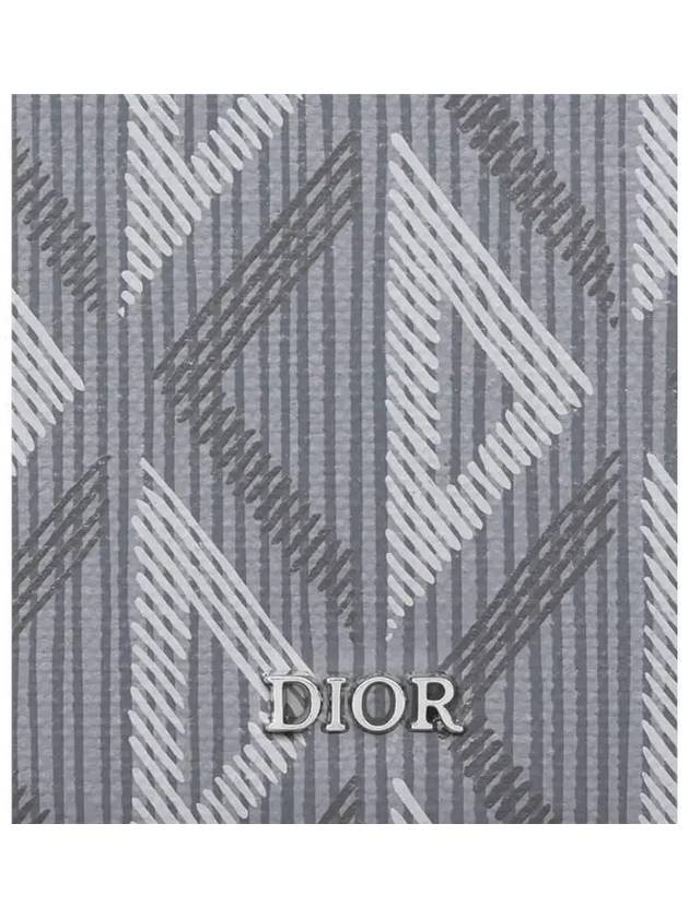 CD Diamond Canvas Half Wallet Grey - DIOR - BALAAN 6