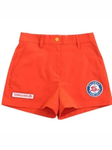 Golf Wear Women Shorts HCW 2A AT82 ORANGE - HORN GARMENT - BALAAN 1