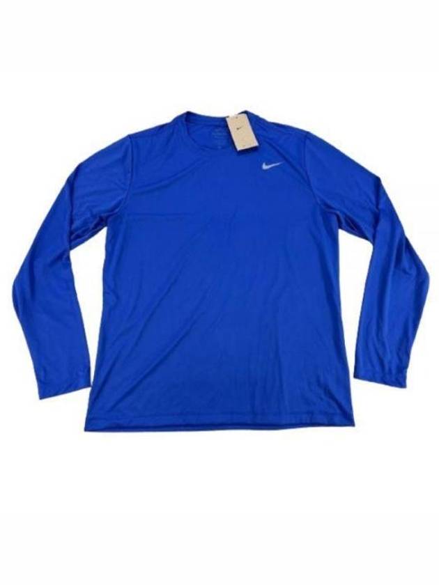 Men's Team Legend Long Sleeve T-Shirt Blue - NIKE - BALAAN 2