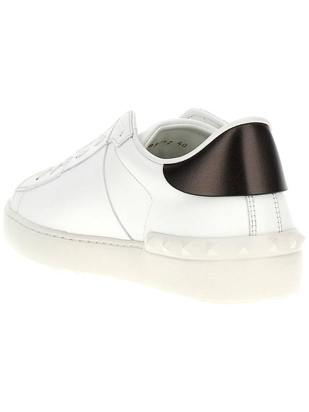 VLTN Leather Low Top Sneakers White - VALENTINO - BALAAN 4