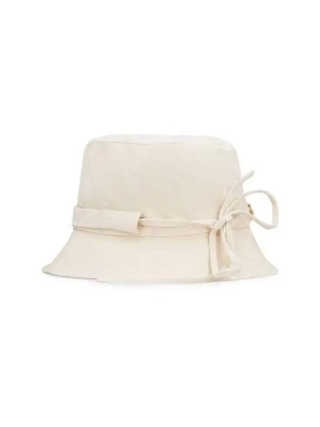 Le bob Gadjo Bucket Hat Offwhite - JACQUEMUS - BALAAN 3