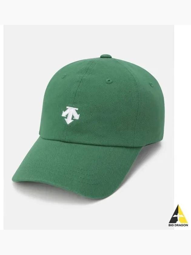 Sports Basic Spirit Logo Ball Cap Green SP323UCP71 - DESCENTE - BALAAN 1