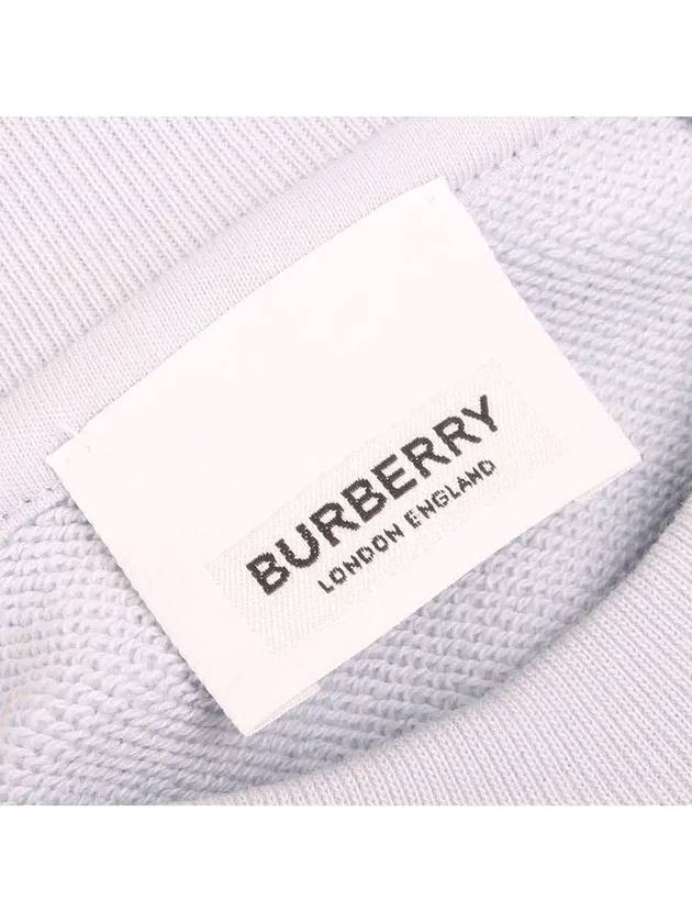 Kids Checkerboard Logo Print Sweatshirt Ice Blue - BURBERRY - BALAAN 5