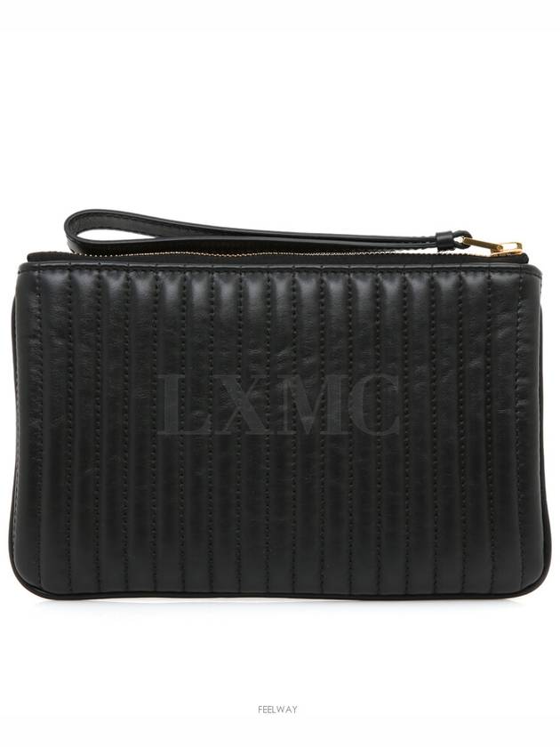 Quilted TF Clutch S0357T Black Gold Pouch - TOM FORD - BALAAN 4