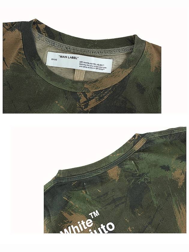 Camo slim short sleeve OMAA027E19185018 - OFF WHITE - BALAAN 6