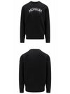 logo print faded effect sweatshirt black - MONCLER - BALAAN 6