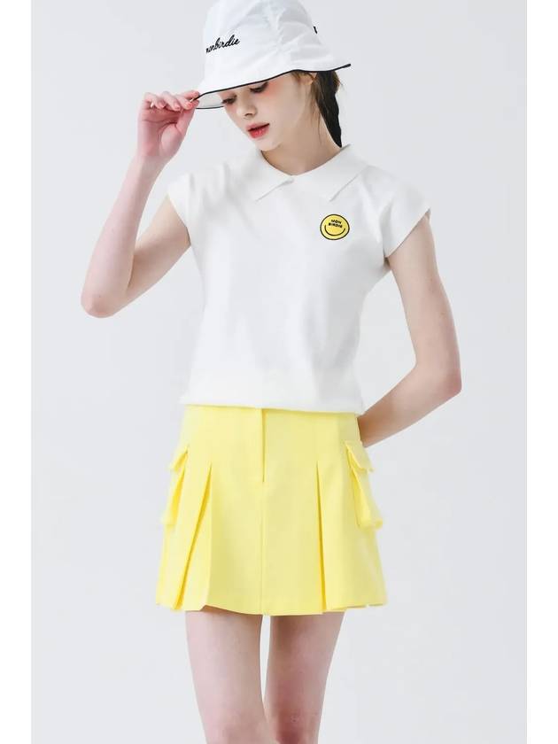 Vivid Cargo Skirt YELLOW - MONBIRDIE GOLF - BALAAN 9