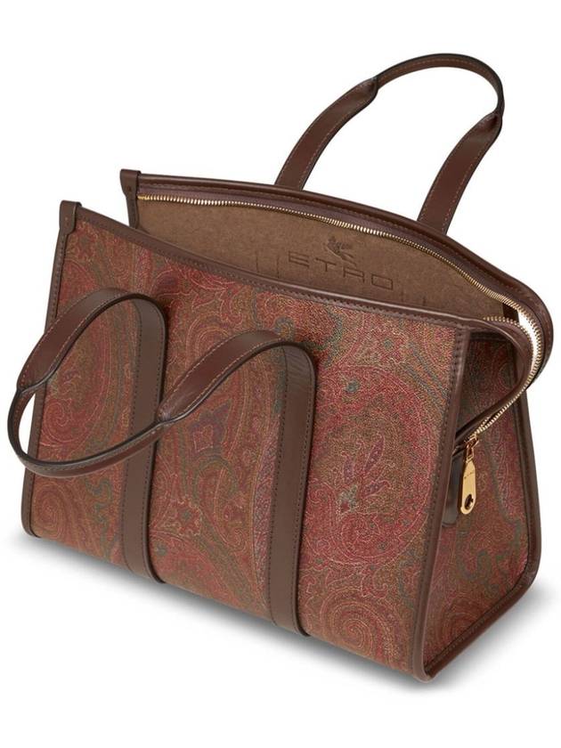 Paisley Medium Shoulder Bag Brown - ETRO - BALAAN 7