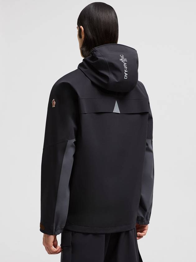 Orden Nylon Zip-Up Hoodie Black - MONCLER - BALAAN 6