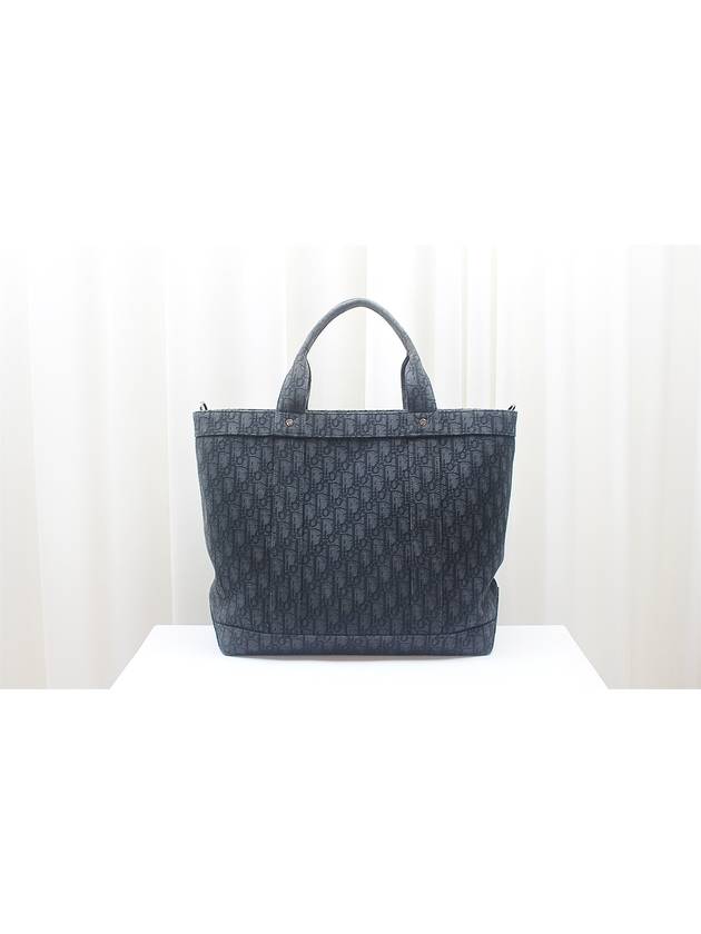 Black Oblique Jacquard Homme WW Tote Shoulder Bag 1WRSH178YJY H00N - DIOR - BALAAN 5