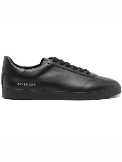 Logo Debossed Town Low Top Sneakers Black - GIVENCHY - BALAAN 2