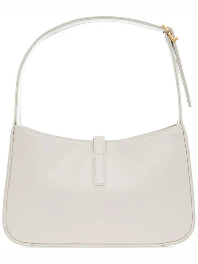 Le 5 A 7 Smooth Leather Hobo Shoulder Bag Blanc Vintage - SAINT LAURENT - BALAAN 4