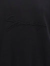 Logo Detail Crew Neck Sweatshirt Black - GIVENCHY - BALAAN 5