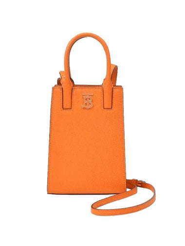 TB Logo Phone Case Cross Bag Orange - BURBERRY - BALAAN 1