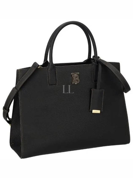 Frances Small Tote Bag Black - BURBERRY - BALAAN 2