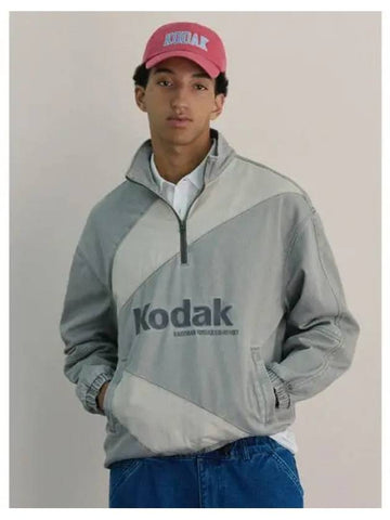 KODAK Apparel Denim Anorak Jacket GRAY - KODO - BALAAN 1