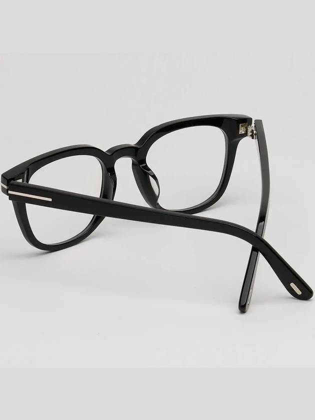 Blue light blocking glasses frame TF5999KB 001 black square Asian fit horn rim Namgoong Min - TOM FORD - BALAAN 4