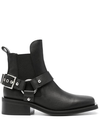 Ganni Biker Low Cut Chelsea Boot Shoes - GANNI - BALAAN 1