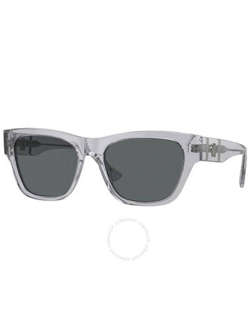 Versace Dark Grey Square Men's Sunglasses VE4457 543287 55 - VERSACE - BALAAN 1