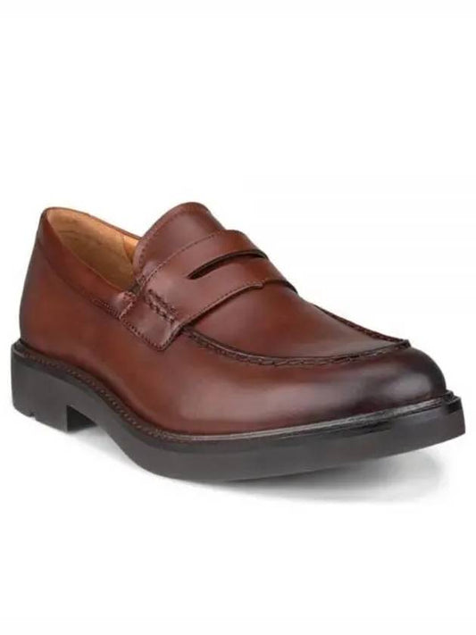 Metropole London Leather Loafers Brown - ECCO - BALAAN 2