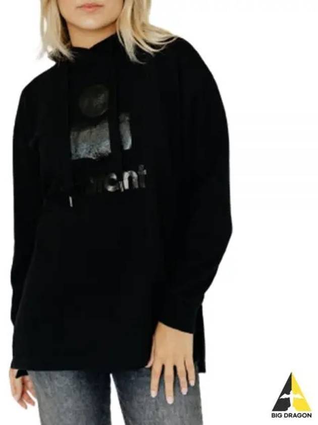 Marly Logo Hoodie Black - ISABEL MARANT - BALAAN 2